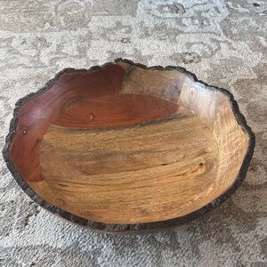 Rustic Wooden Bowl